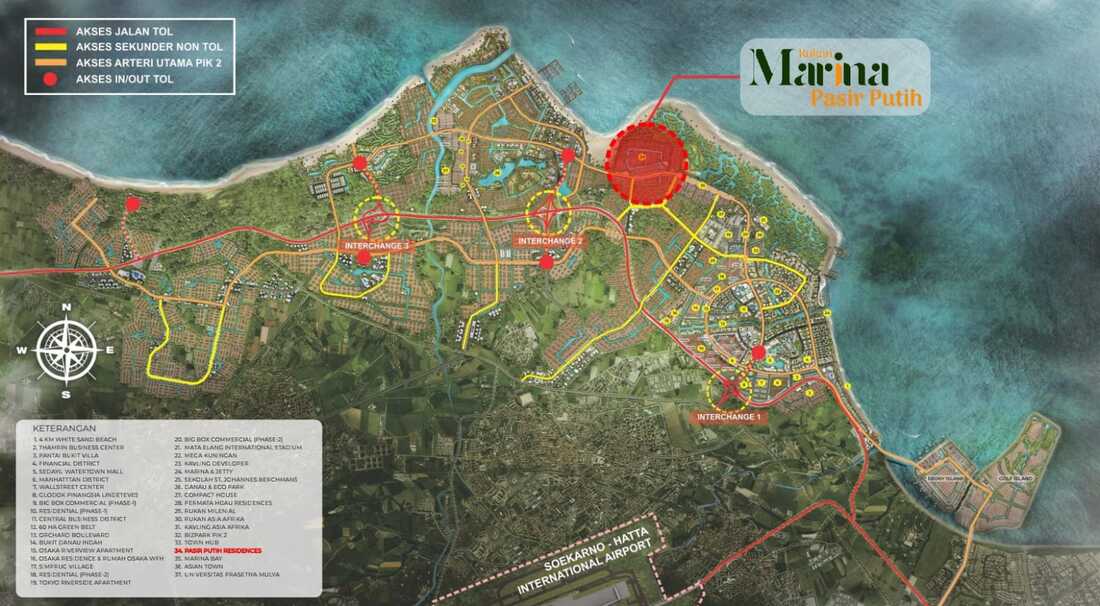 Lokasi Marina Pasir Putih